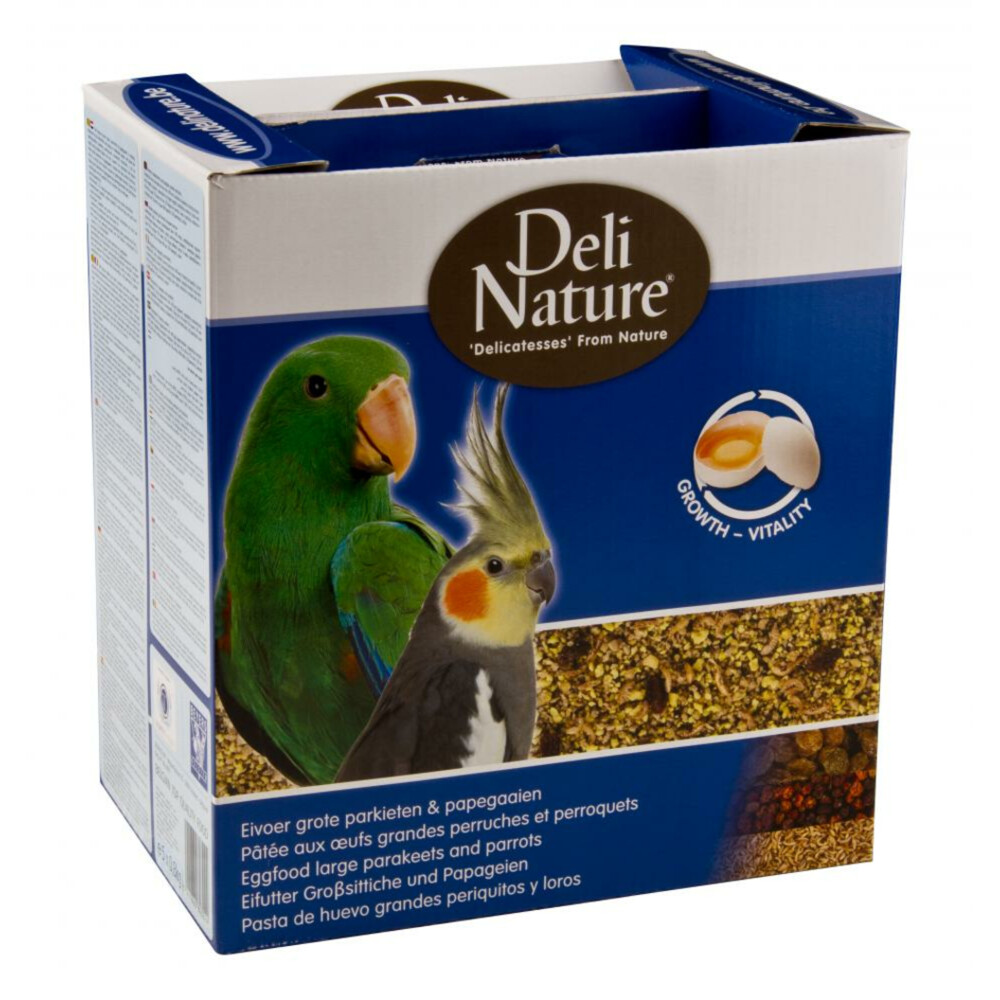 5x Deli Nature Eivoer Parkiet en Papegaai 800 gr