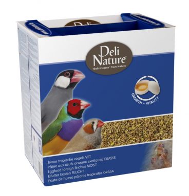 4x Deli Nature Eivoer Tropische Vogels Vet 1 kg