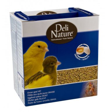 4x Deli Nature Eivoer Vet Geel 1 kg