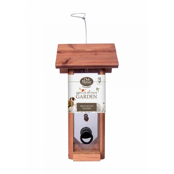 6x Deli Nature Greenline Seed Multi Feeder