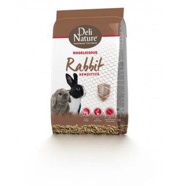 4x Deli Nature Rodelicious Sensitive Konijn 750 gr