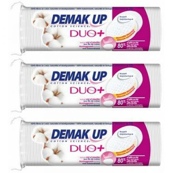 Demak Up Duo+ Rond Wattenschijfjes 3 x 70 stuks