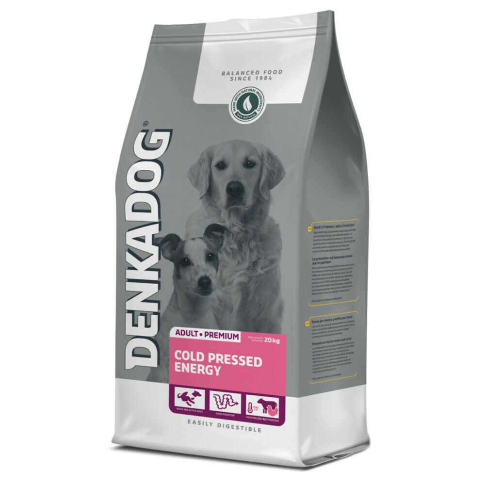 Denkadog Hondenvoer Cold Pressed Energy 20 kg