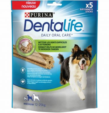 DentaLife Kauwstaaf Medium 12 - 25 kg 5 stuks