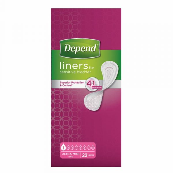 Depend Liner Ultra Mini 22 stuks