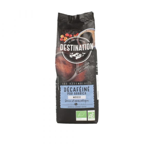 3x Destination Decaf Gemalen Bio 250 gr