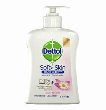 6x Dettol Handzeep Extra Care Kamille 250 ml