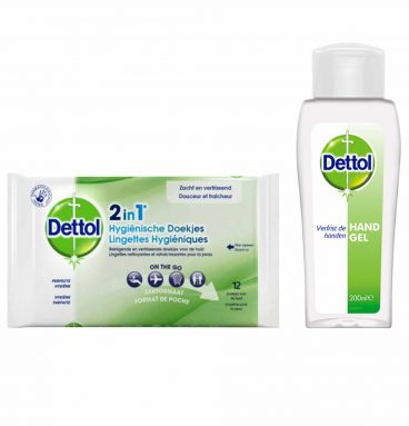 Dettol Hygiëne Doekjes en Handgel Pakket