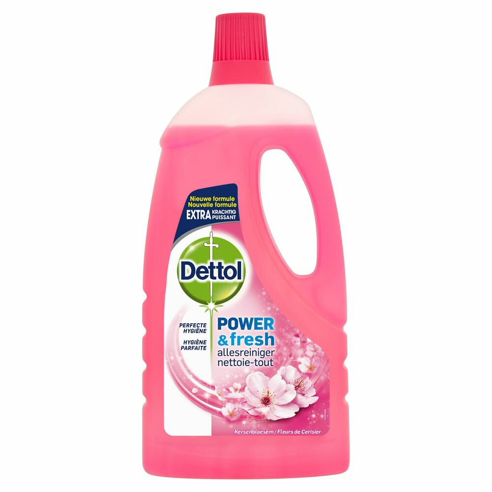 4x Dettol Power&Fresh Allesreiniger Kersenbloesem 1 liter