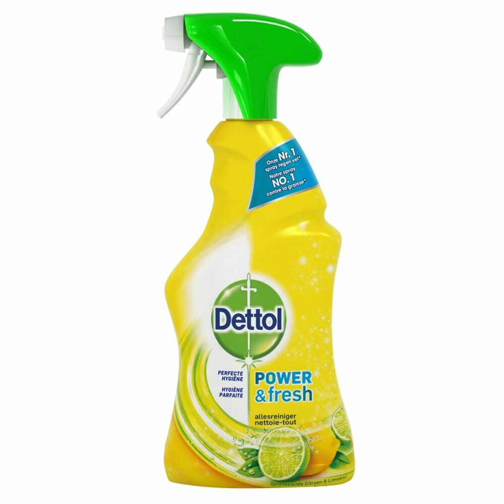 Dettol Power&Fresh Spray Citroen&Limoen Allesreiniger 500 ml