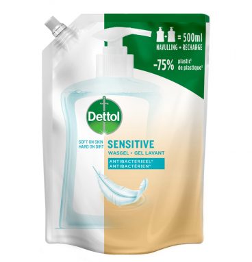 6x Dettol Refill Handzeep Sensitive 500 ml