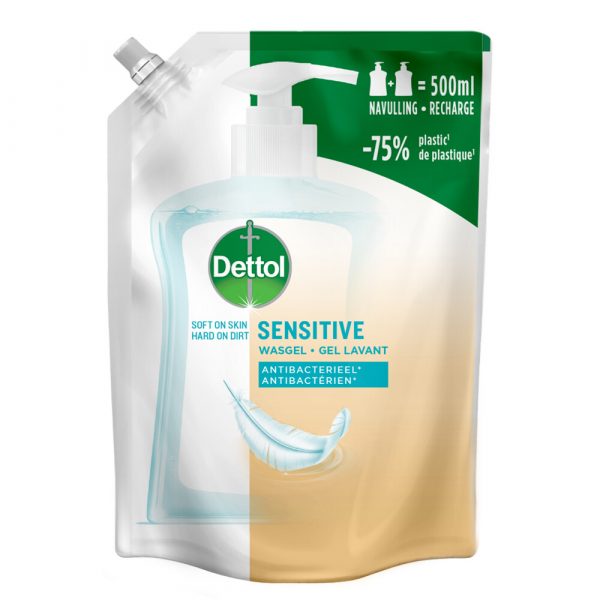 6x Dettol Refill Handzeep Sensitive 500 ml