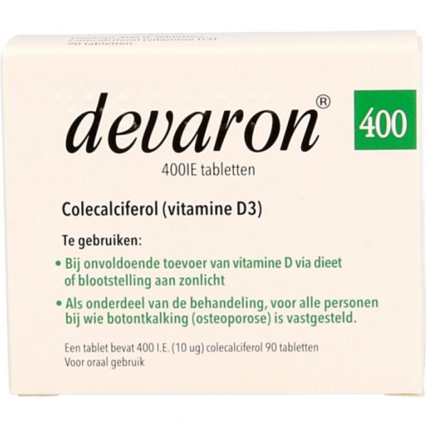 Devaron Vitamine D 400IE 90 tabletten