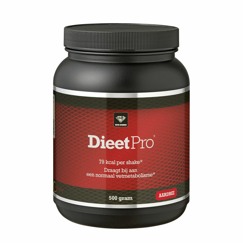 6x Dieetpro Eiwit Shake Aardbei 500 gr