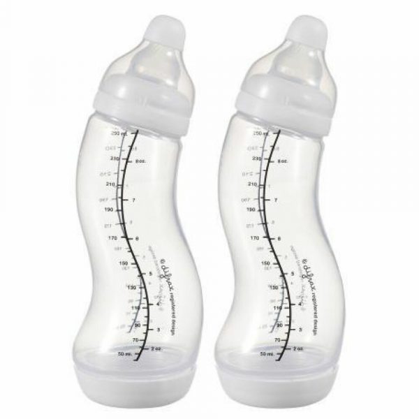 Difrax S-Fles Duopack Wit 2 x 250 ml