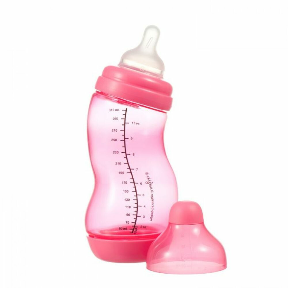 Difrax S-Fles Wide Donker Roze 310 ml