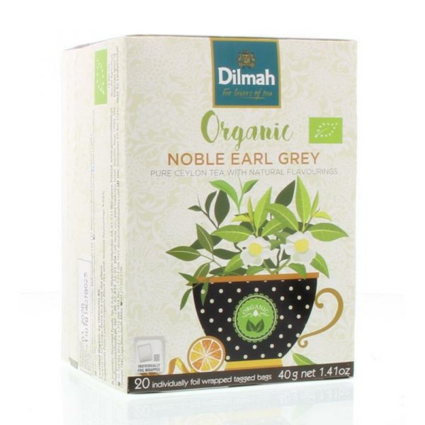 3x Dilmah Earl Grey Noble Thee Bio 20 stuks