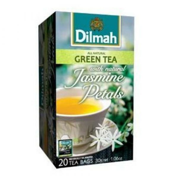 3x Dilmah Jasmijn Groene Thee 20 stuks