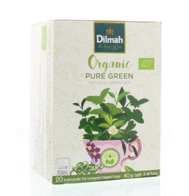 3x Dilmah Organic Groene Thee 20 stuks