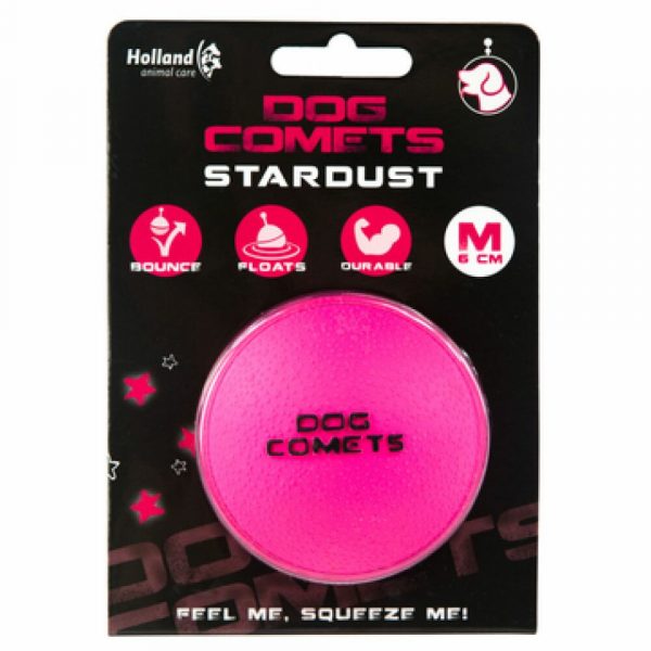 Dog Comets Ball Stardust Rozeø 6 cm