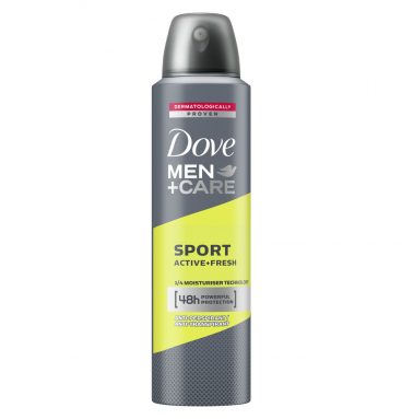 6x Dove Anti transpirant Spray Sport Active Fresh 150 ml