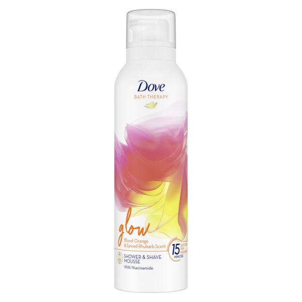 6x Dove Bath Therapy Glow Douche-&Scheerschuim 200 ml