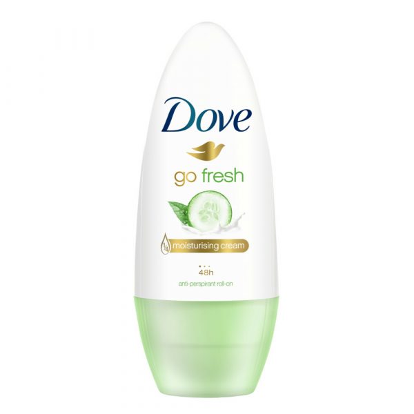 6x Dove Deodorant Roller Go Fresh Cucumber 50 ml