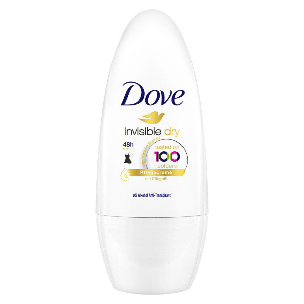 6x Dove Deodorant Roller Invisible Dry 50 ml