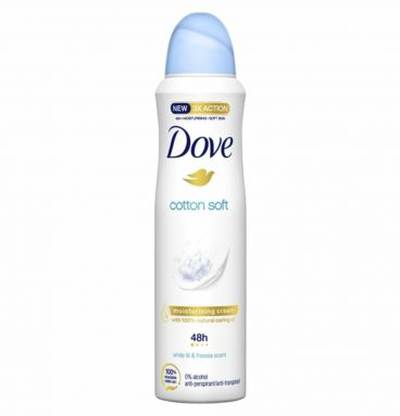 6x Dove Deodorant Spray Cotton Soft 150 ml