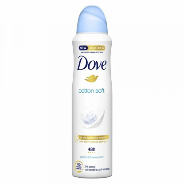 6x Dove Deodorant Spray Cotton Soft 150 ml