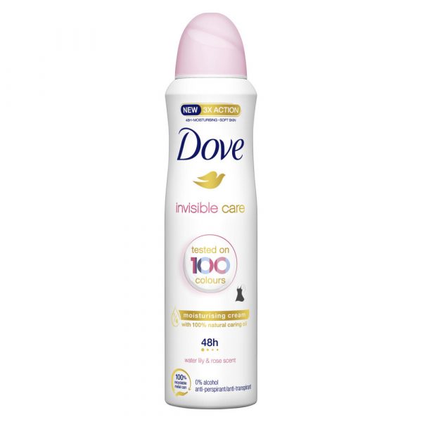 6x Dove Deodorant Spray Invisible Care Anti Transpirant 150 ml