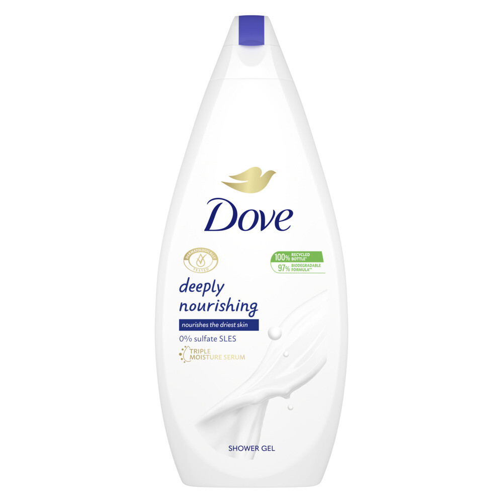 6x Dove Douchecrème Deeply Nourishing 750 ml