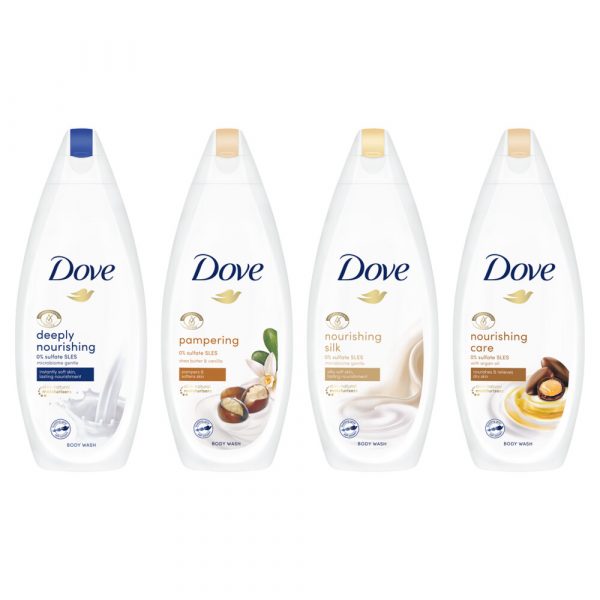 Dove Douchecreme Mixpack 4 stuks