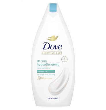 6x Dove Douchecreme Sensitive Care 400 ml