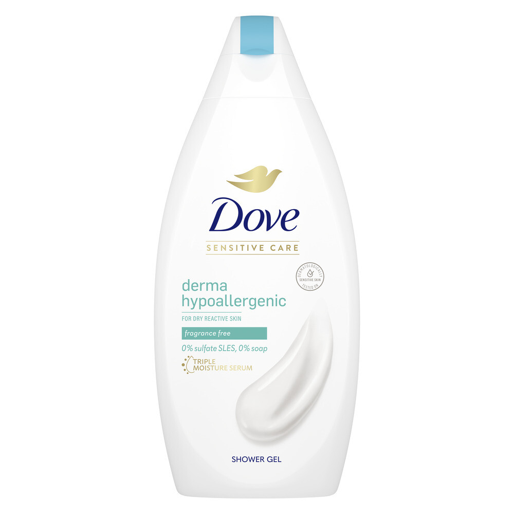 6x Dove Douchecreme Sensitive Care 400 ml