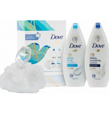 Dove Gently Nourishing Giftset Dove 2x Douchegel&Puff