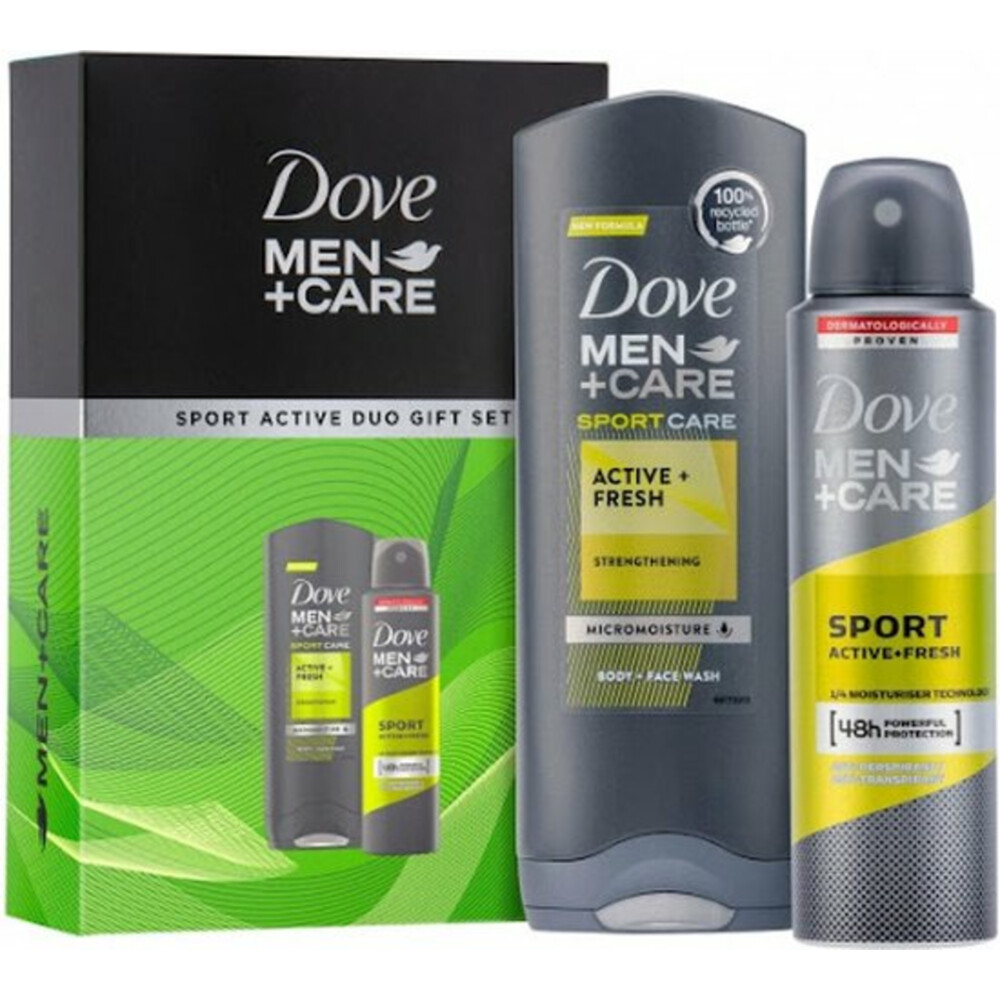 Dove Men Care Endurance Sport Duo Douchegel&Deospray Giftset 1 Set