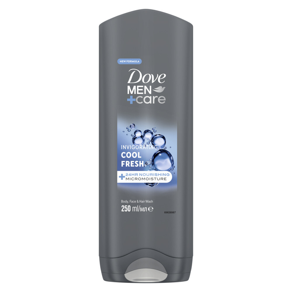 6x Dove Men Douchegel Cool Fresh 250 ml