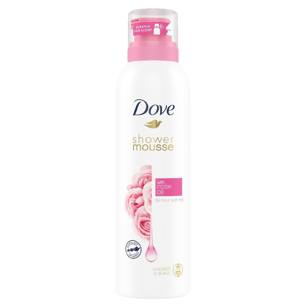 Dove Shower Foam Rose Oil 200 ml