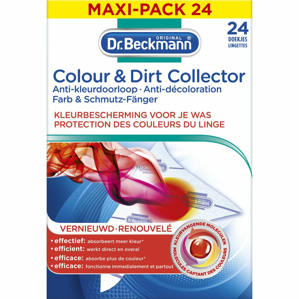 Dr. Beckmann Anti-Kleur Doorloopdoekjes 24 stuks