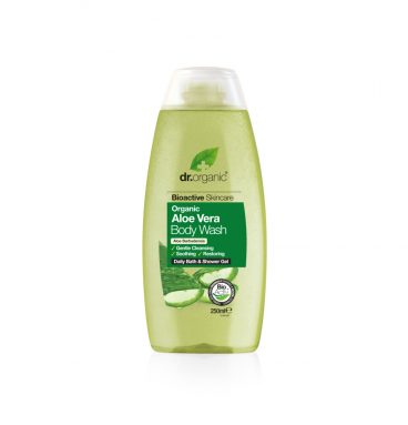 6x Dr. Organic Aloe Vera Body wash 250 ml