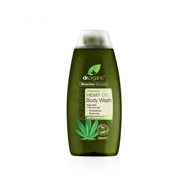 Dr. Organic Hennepolie Body Wash 250 ml