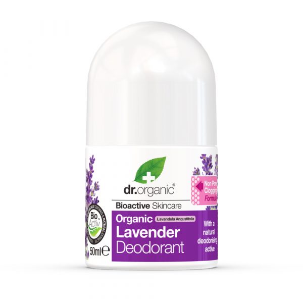 6x Dr. Organic Lavendel Deodorant 50 ml