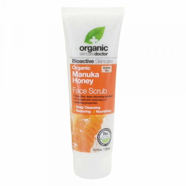 Dr. Organic Manuka Honing Gezichtsscrub 125 ml