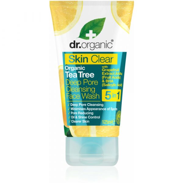 Dr. Organic Skin Clear Face Wash 125 ml