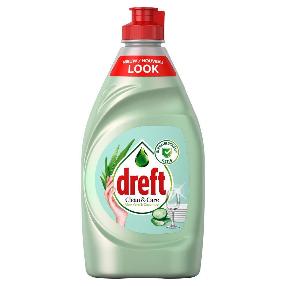 10x Dreft Clean&Care Afwasmiddel Aloe Vera&Cucumber 350 ml