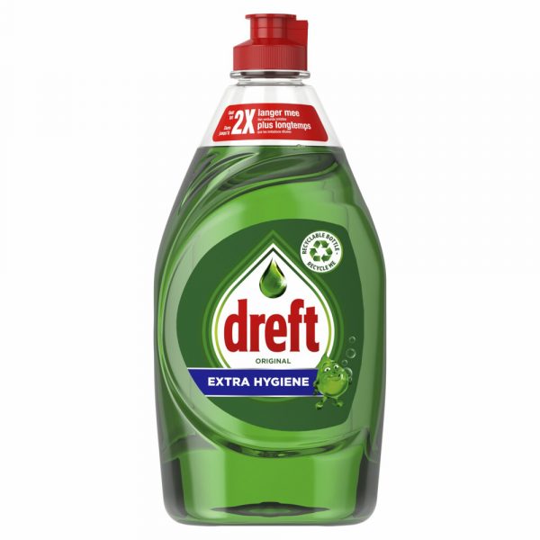 10x Dreft Extra Hygiëne Vloeibaar Afwasmiddel 430 ml