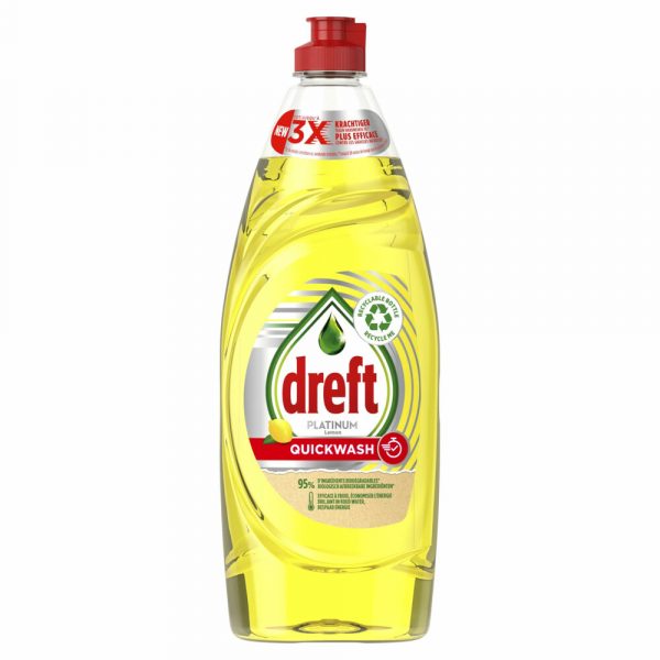 Dreft Platinum Quickwash Afwasmiddel Citroen 625 ml