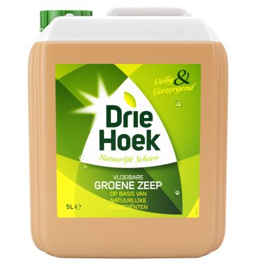 Driehoek Vloeibare Groene Zeep 5 liter