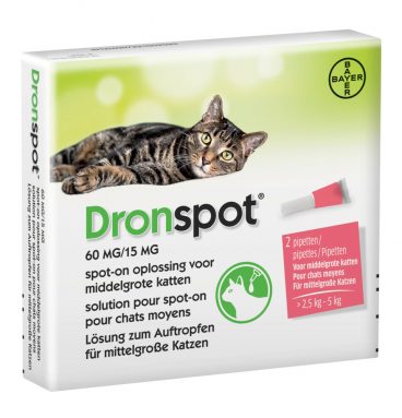 Dronspot Spot On Ontwormingsdruppels Kat 2